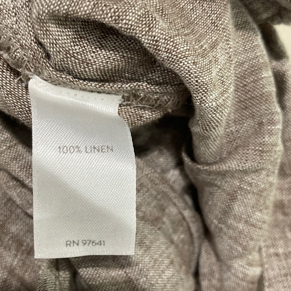 J. Jill Sleeveless Linen Shirt - Picture 5 of 6